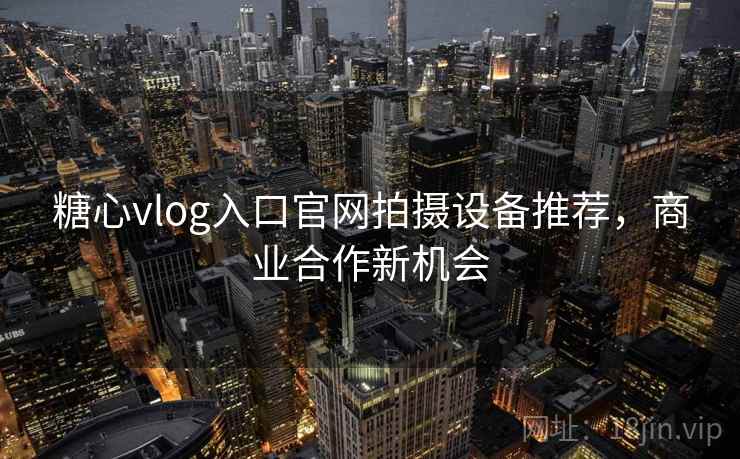 糖心vlog入口官网拍摄设备推荐,商业合作新机会