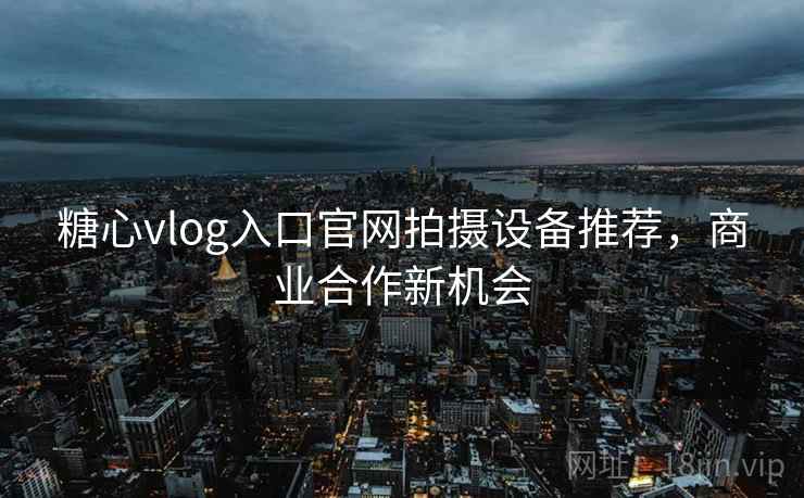 糖心vlog入口官网拍摄设备推荐,商业合作新机会